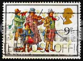 Postage stamp GB 1978 Christmas Carolers