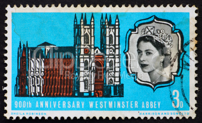 Postage stamp GB 1966 Westminster Abbey