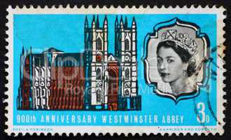 Postage stamp GB 1966 Westminster Abbey