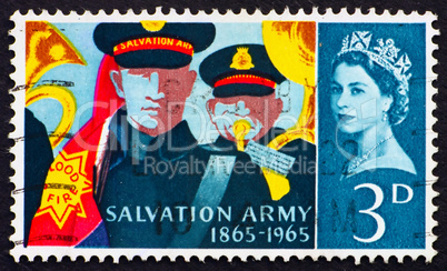 Postage stamp GB 1965 Salvation Army Band