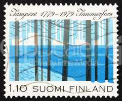 Postage stamp Finland 1979 View of Tampere