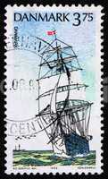 Postage stamp Denmark 1993 Danmark, Training Ship
