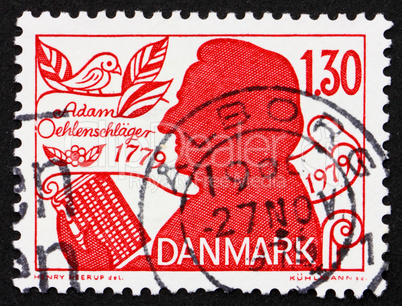 Postage stamp Denmark 1979 Adam Oehlenschlager, Poet and Dramati