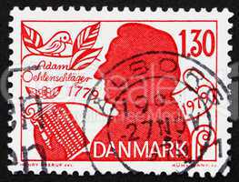 Postage stamp Denmark 1979 Adam Oehlenschlager, Poet and Dramati