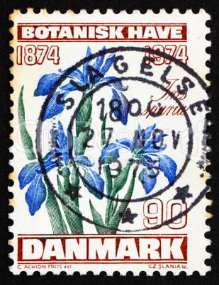 Postage stamp Denmark 1974 Iris Flower