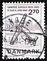 Postage stamp Denmark 1984 D Day, 40th Anniversary