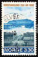 Postage stamp Norway 1992 Kristiansund