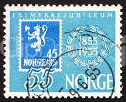 Postage stamp Norway 1955 Stamp Reproduction