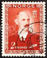 Postage stamp Norway 1946 King Haakon VII