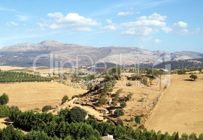 Mountains in the Sierra de Ronda