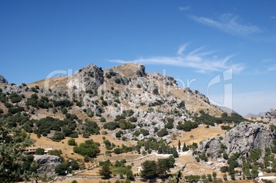 Mountains in the Sierra de Ronda