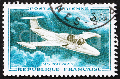 Postage stamp France 1960 Jet Plane, MS760, Paris