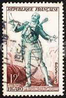 Postage stamp France 1953 Figaro, from the Barber of Seville