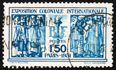 Postage stamp France 1931 French Colonials