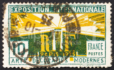 Postage stamp France 1925 Light and Liberty, Allegory