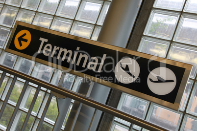 Terminal eines Flughafens