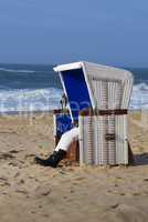 Urlaub mit Entspannung im Strandkorb auf Sylt