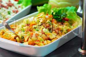 Mixed vegetables dish