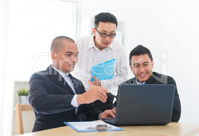 Business team discussion