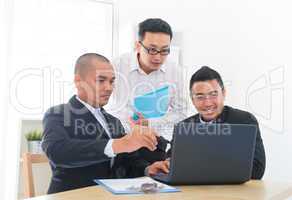 Business team discussion
