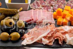 assorted cold cut platter