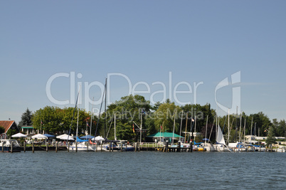 Boote auf der Schlei bei Missunde