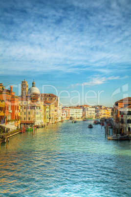 View to Grande Canal in Venice, Italy