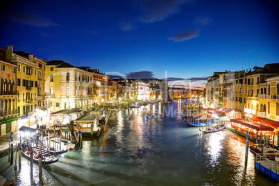 Venice at night time