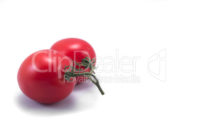 Ripe Tomatoes with vine