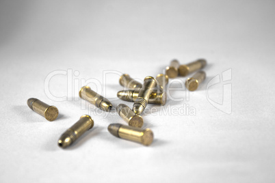 A pile of bullets