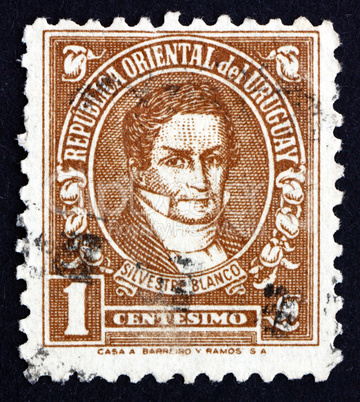 Postage stamp Uruguay 1946 Silvestre Blanco, Patriot