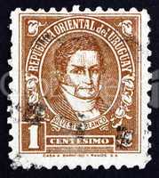 Postage stamp Uruguay 1946 Silvestre Blanco, Patriot