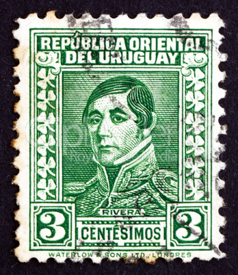 Postage stamp Uruguay 1934 General Rivera, President