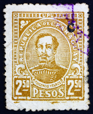 Postage stamp Paraguay 1927 Fulgencio Yegros