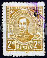 Postage stamp Paraguay 1927 Fulgencio Yegros