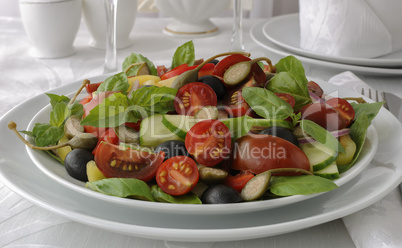 salad of buzzer vegetables