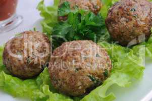 meatballs with herbs