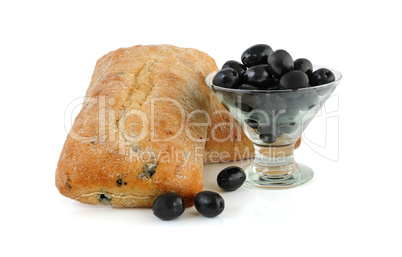 ciabatta with olives