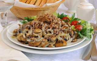 buckwheat porridge with mushrooms