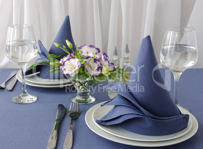 Fragment table setting