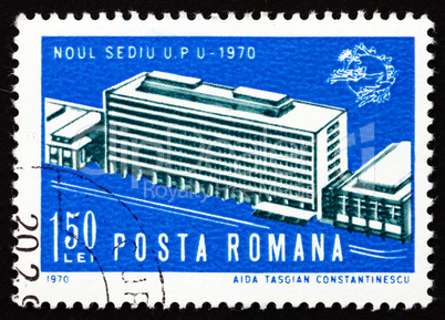 Postage stamp Romania 1970 UPU Headquarters, Bern