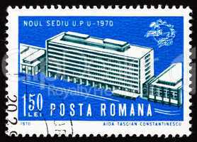 Postage stamp Romania 1970 UPU Headquarters, Bern