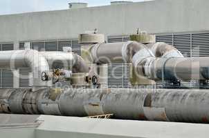 Airconditioning Pipes on the rooftop