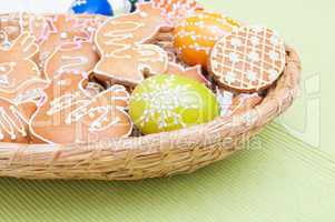 Easter Gingerbreads and Eggs