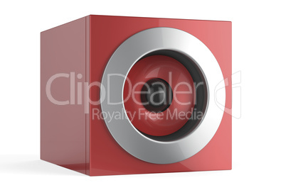 Red speaker