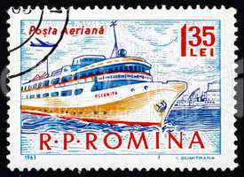 Postage stamp Romania 1963 Passenger Ship