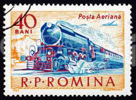 Postage stamp Romania 1963 Steam Locomotive