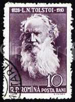 Postage stamp Romania 1960 Leo Tolstoy, Russian Writer