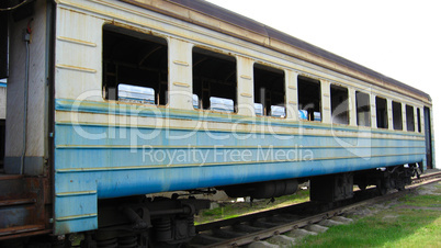 The lonely railway car