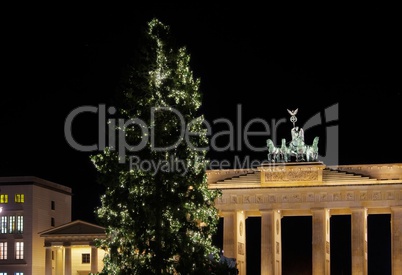 Berlin Brandenburger Tor Weihnachten - Berlin Brandenburg Gate christmas 02